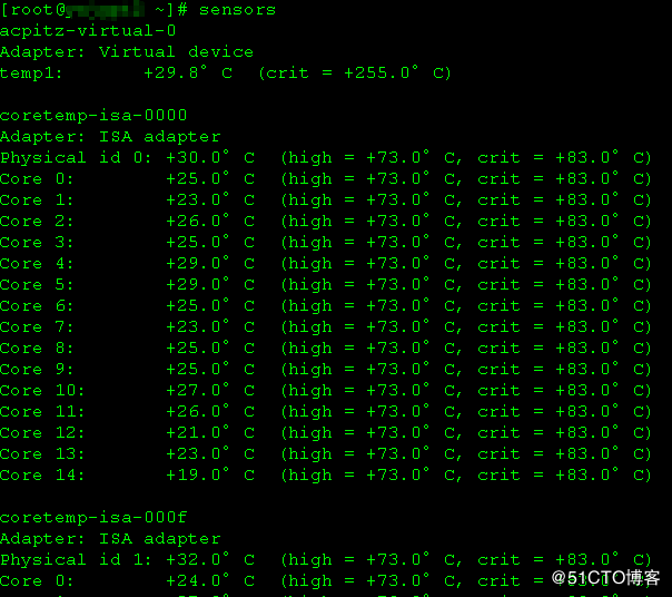 简单几步使用zabbix监控Linux物理服务器CPU温度
